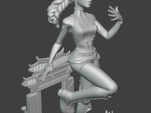 Rumi - K Pop Demon Hunters 3D printmodel