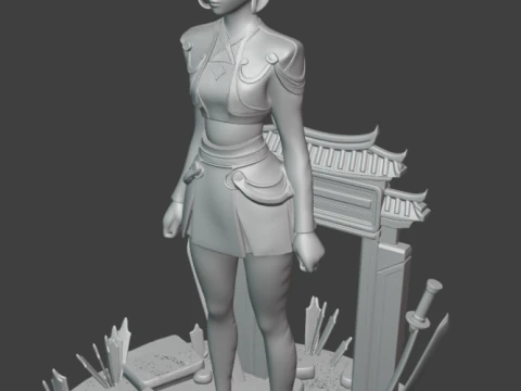 Zoey - K Pop Demon Hunters 3D Print Model