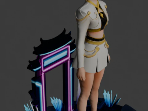 Zoey - K Pop Demon Hunters 3D Print Model