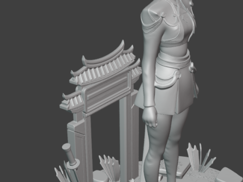 Zoey - K Pop Demon Hunters 3Dプリントモデル