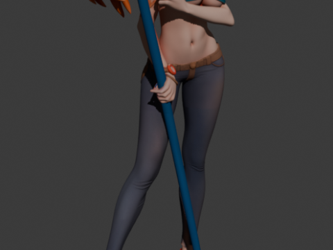Nami - One Piece 3D प्रिंट मॉडल