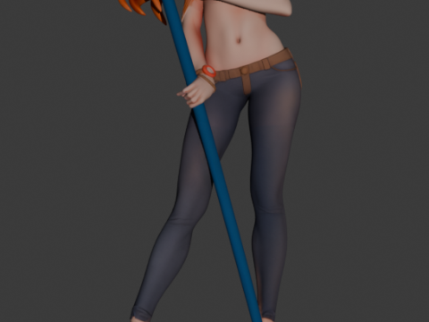Nami - One Piece 3D प्रिंट मॉडल