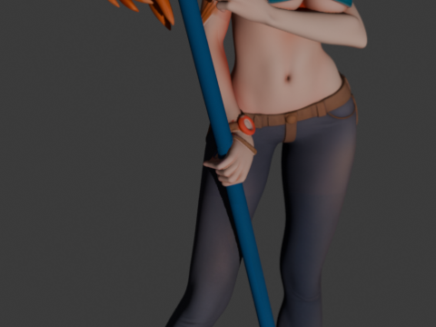 Nami - One Piece 3D प्रिंट मॉडल