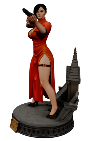 Ada Wong 3D प्रिंट मॉडल .c4d .max .obj .3ds .fbx .stl .blend 