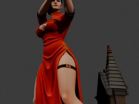 Ada Wong 3D प्रिंट मॉडल