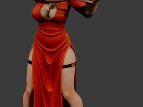 Ada Wong 3D प्रिंट मॉडल