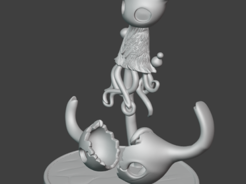 खोखला शूरवीर मौत 3D प्रिंट मॉडल