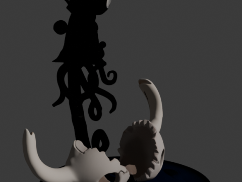 खोखला शूरवीर मौत 3D प्रिंट मॉडल