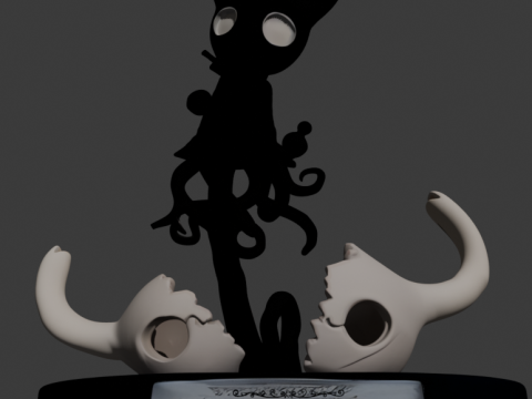 खोखला शूरवीर मौत 3D प्रिंट मॉडल