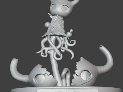 खोखला शूरवीर मौत 3D प्रिंट मॉडल