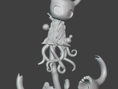 खोखला शूरवीर मौत 3D प्रिंट मॉडल