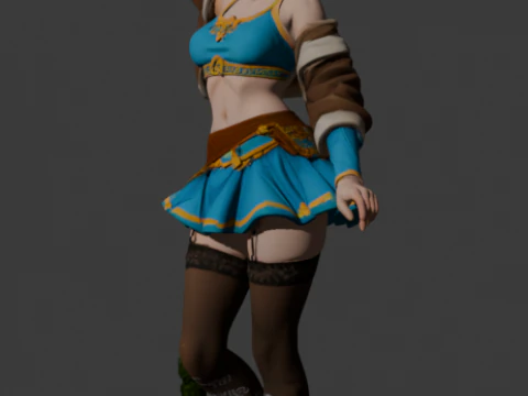 Zelda 3D Print Model