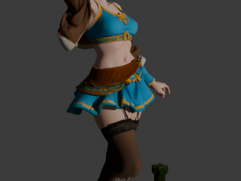 Zelda 3D Print Model