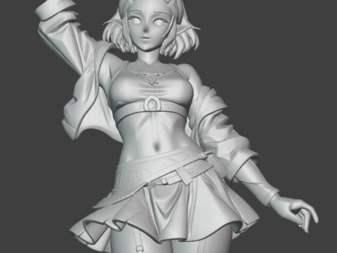 Zelda 3D Print Model