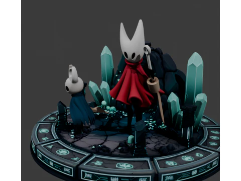 Hollow Knight Hornet 3D Print Model