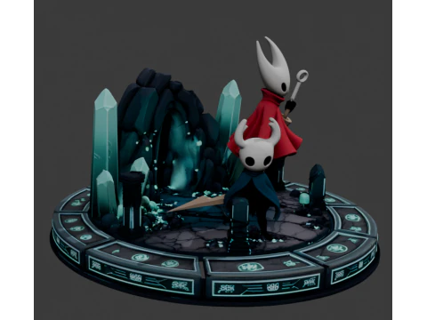 Hollow Knight Hornet 3D Print Model