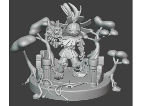 Skull Kid 3D Print Model