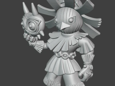 Skull Kid 3D Print Model