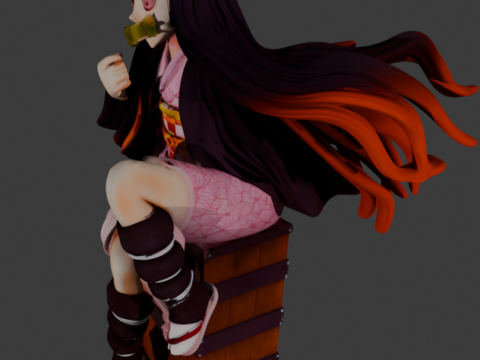 Nezuko Kamado 3D 打印模型