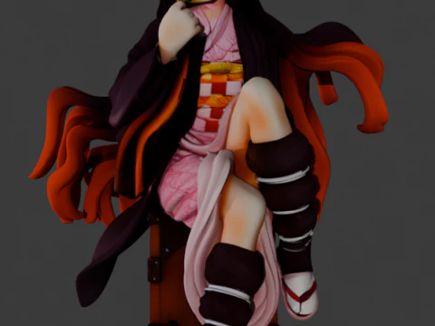 Nezuko Kamado 3D Print Model