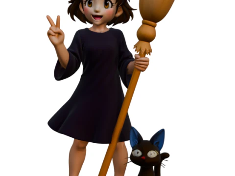 Kiki entra a domicilio Modello di stampa 3D