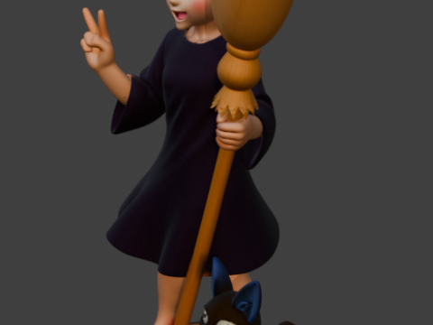 Kiki entregas a domicilio 3D प्रिंट मॉडल