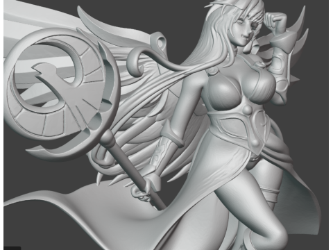 Atena - Saint Seiya 3D printmodel