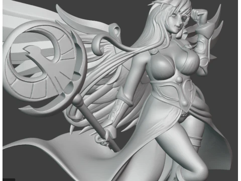 Atena - Saint Seiya 3D Print Model