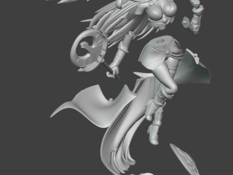 Atena - Saint Seiya 3D Print Model