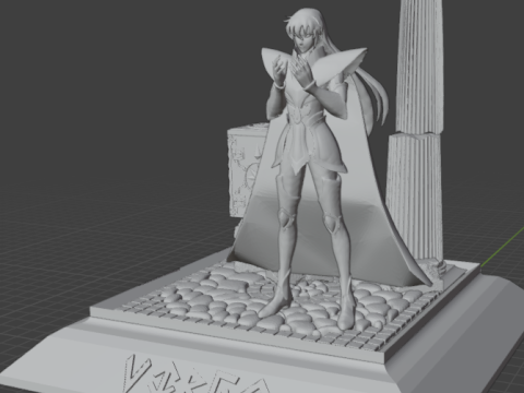 シャカ・デ・乙女座 - 聖闘士星矢 3Dプリントモデル