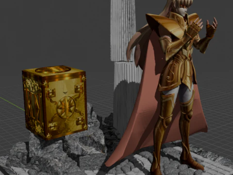 Shaka de Virgo - Saint Seiya 3D Print Model