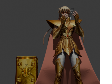 シャカ・デ・乙女座 - 聖闘士星矢 3Dプリントモデル