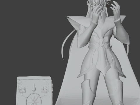 シャカ・デ・乙女座 - 聖闘士星矢 3Dプリントモデル