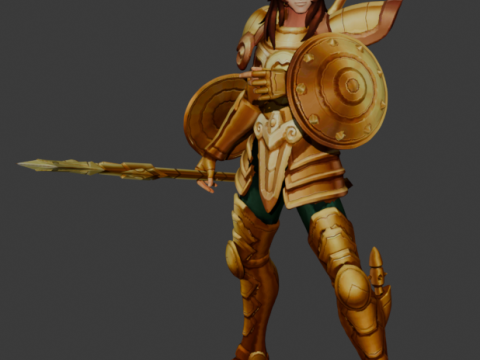Dohko de Libra - Saint Seiya 3D Принт Модель
