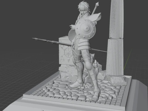 Dohko de Libra - Saint Seiya 3D Print Model
