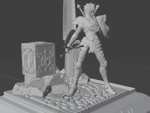 圣斗士星矢 3D 打印模型