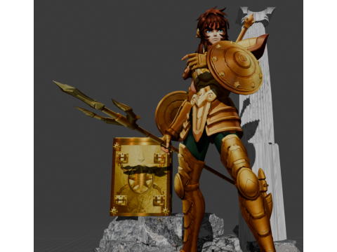 圣斗士星矢 3D 打印模型