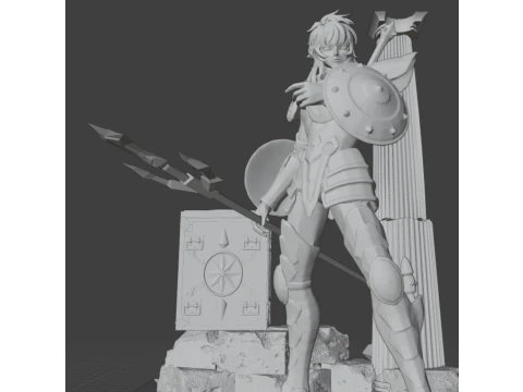 Dohko de Libra - Saint Seiya 3D Print Model