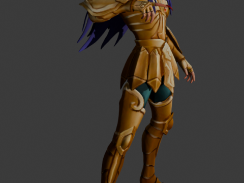 Milo de Escorpio - Saint Seiya 3D प्रिंट मॉडल