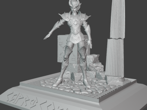 Shura de Capricornio Modello di stampa 3D