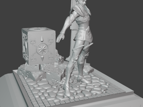 Shura de Capricornio Modello di stampa 3D
