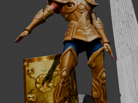 Shura de Capricornio Modello di stampa 3D