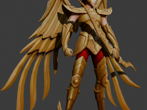 Aiolos de Sagitario - Saint Seiya 3D printmodel
