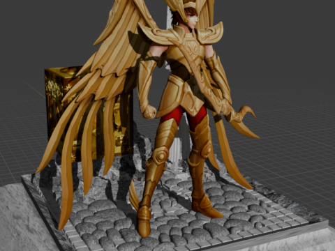 Aiolos de Sagitario - Saint Seiya 3D printmodel