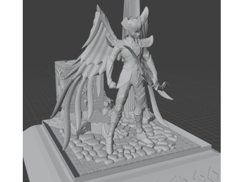 Aiolos de Sagitario - Saint Seiya 3D printmodel