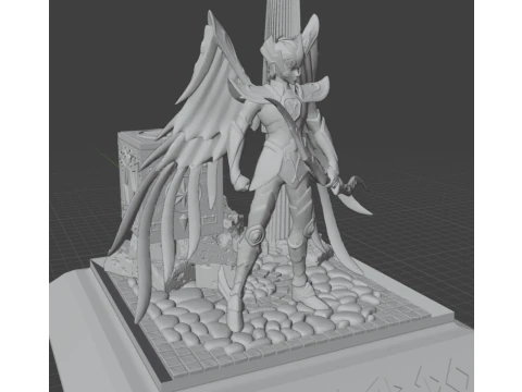 Aiolos de Sagitario - Saint Seiya 3D Print Model