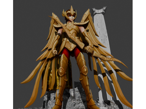 Aiolos de Sagitario - Saint Seiya 3D printmodel
