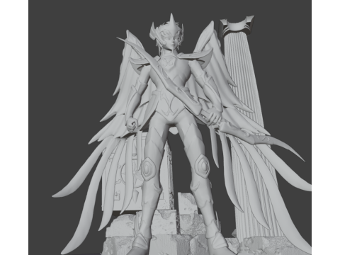 Aiolos de Sagitario - Saint Seiya 3D printmodel