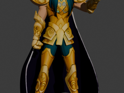 Camus de Acuario - Saint Seiya Modelo de impresión 3D