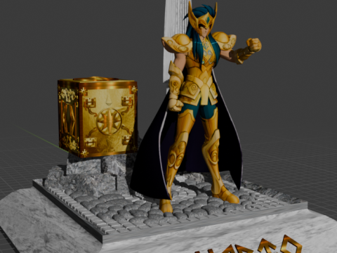 Camus de Acuario – Heiliger Seiya 3D Druckmodell